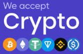 Cryptomonnaies acceptees : Bitcoin, Ethereum, USDT, TON, BNB